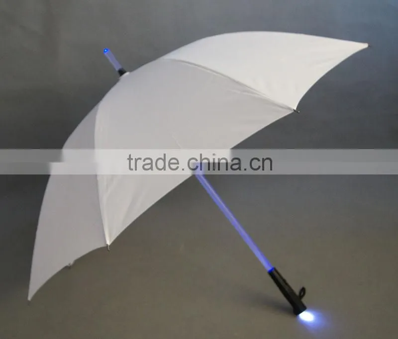 Power umbrella light glow in the dark umbrella LED