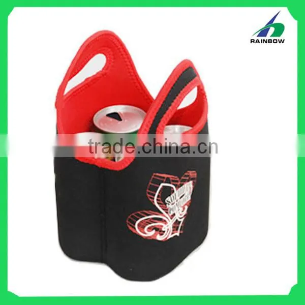 Foldable neoprene stubby can cooler