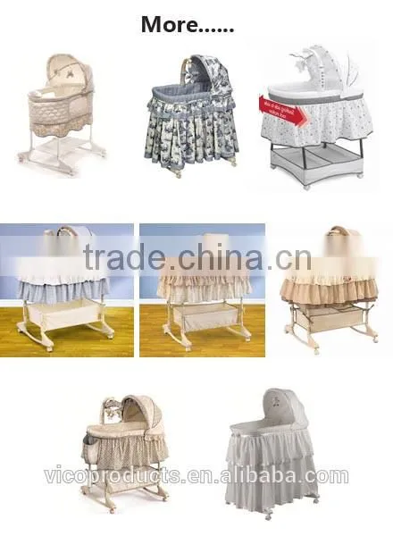 With ASTM cetificate electronic swing music baby cradle