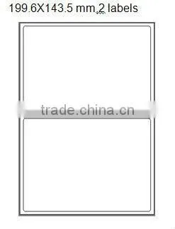 Self Adhesive Shipping Label 199.6x143.5mm