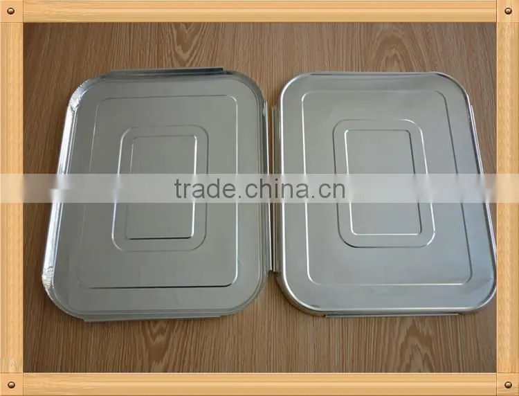 Rectangular Disposable Catering Aluminum Foil Container Lid