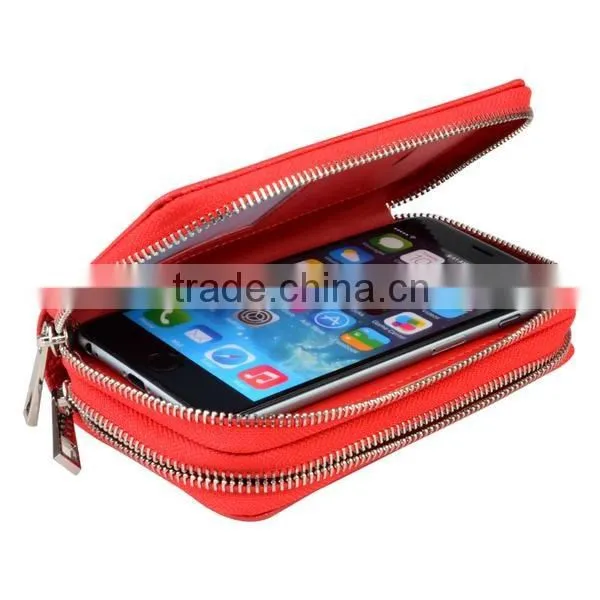 mobile phone leather case leather pouch