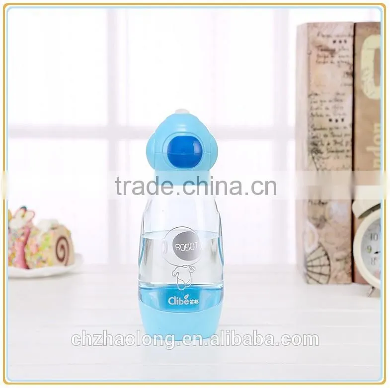 Chinese factory price plastic custom kids water bottle with fancy design