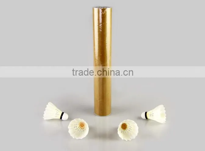 High Quality Class A Duck Feather 12pcs/Barrel Badminton Ball White Teal Feather Sport Game Training Badminton