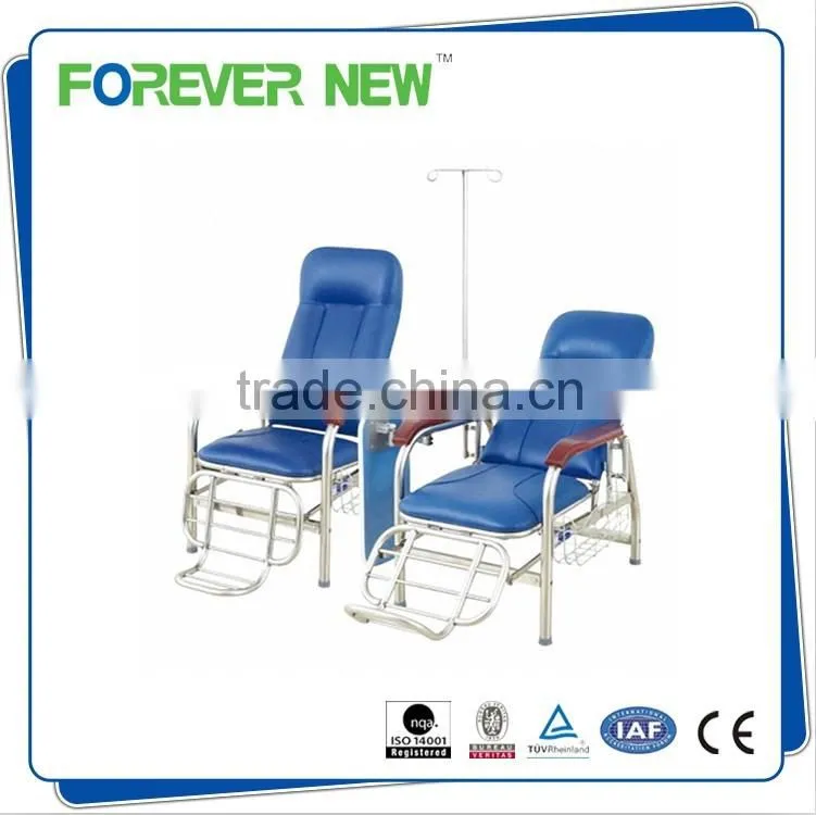 YXZ-031B blue hospital infusion chair medical recliner chairs