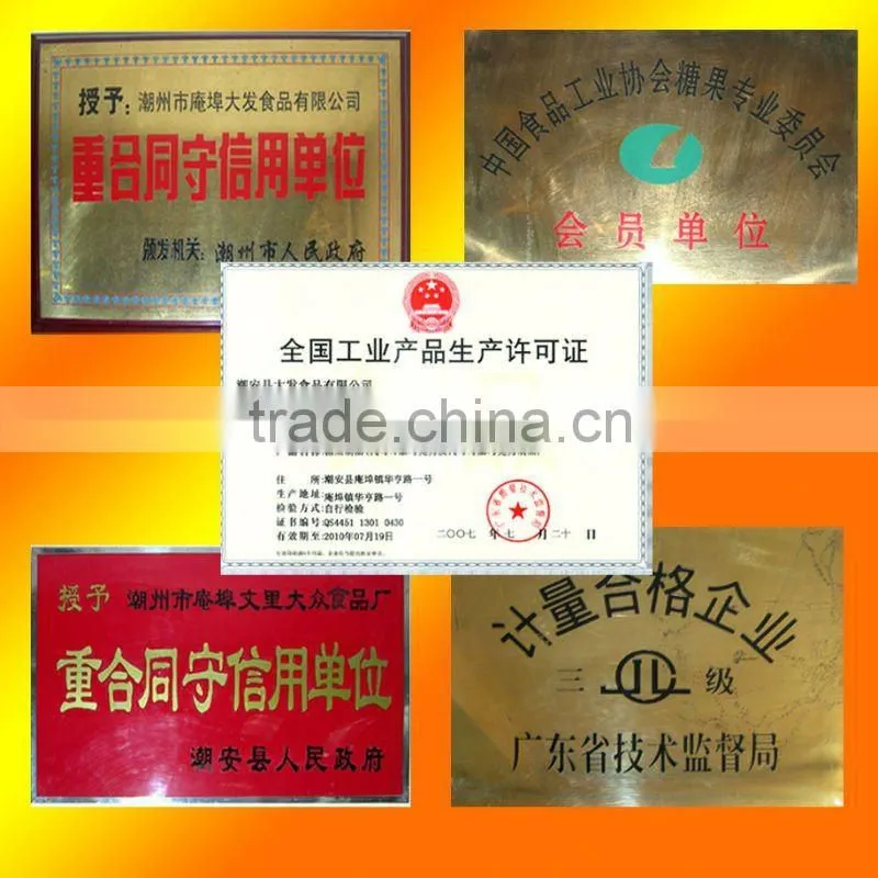 Dafa jar packing cristal jelly