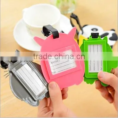 silicone pvc luggage tag