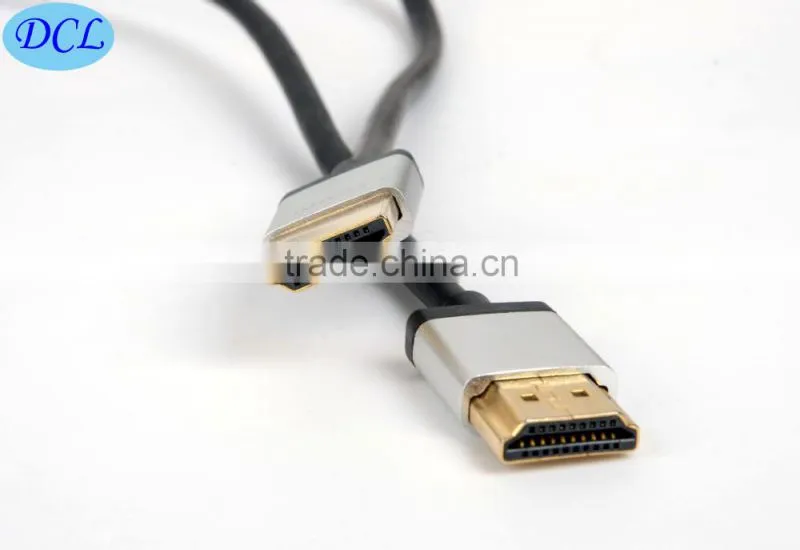 1M Slim gold plated HDMI cable