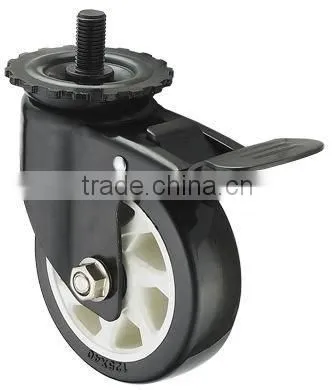 Best Selling Medium Heavy Duty Rigid PU Caster Wheels Wholesale