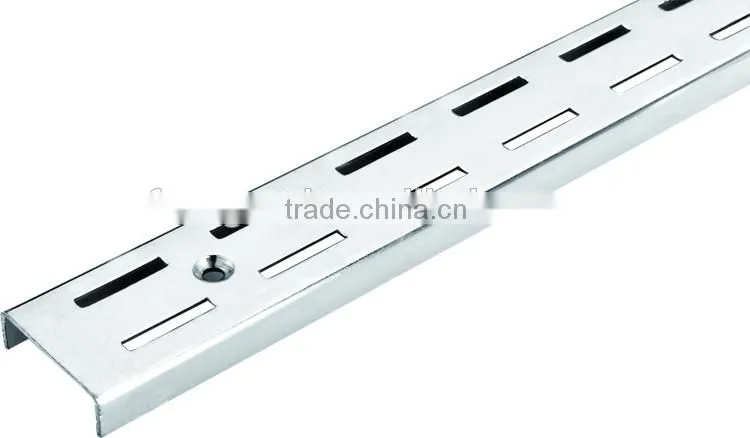 Free sample double slotted wall channel upright