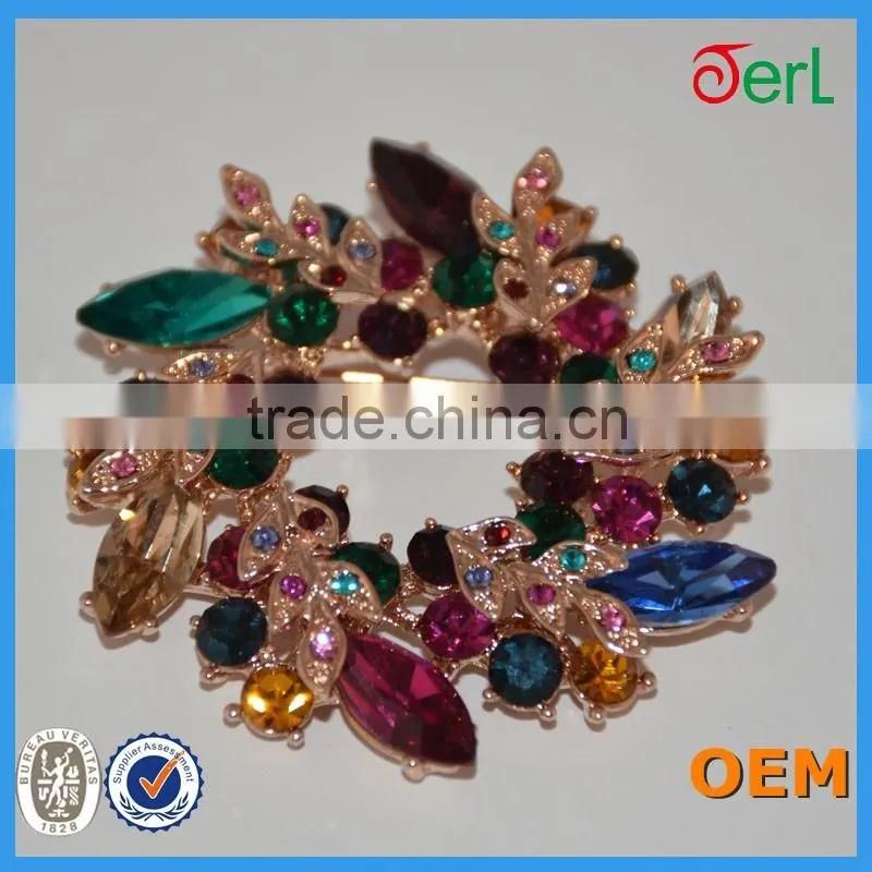 crystal flower wedding bouquets brooch