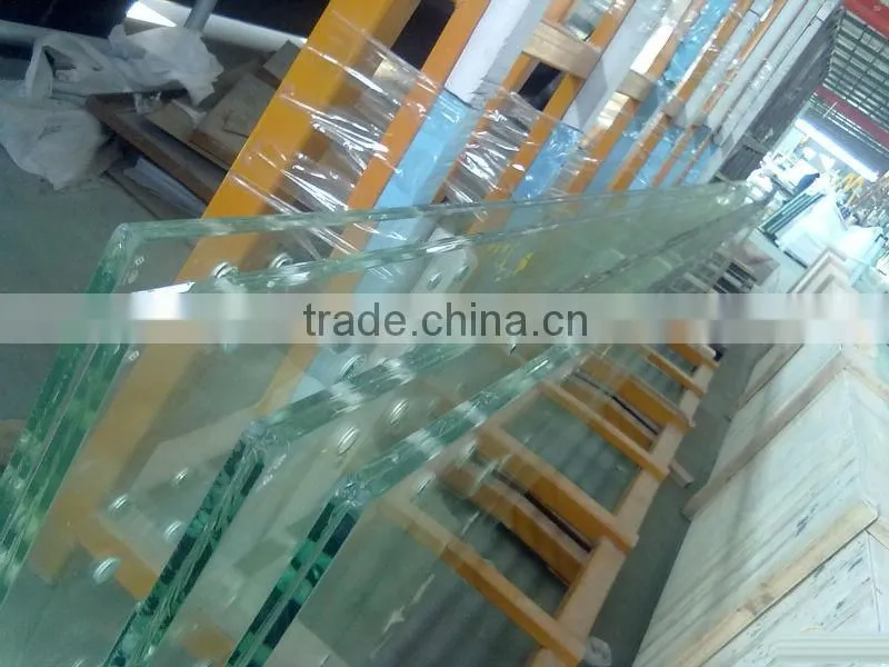 3-19mm thermal tempering tempered glass price / toughened glass