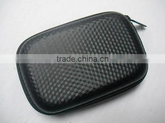 (GC-CA-22) 4.4inch compact black pu camera bag durable foam insert eva camera bag