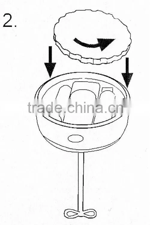 Electric mixer cup for milk, coffee and drink