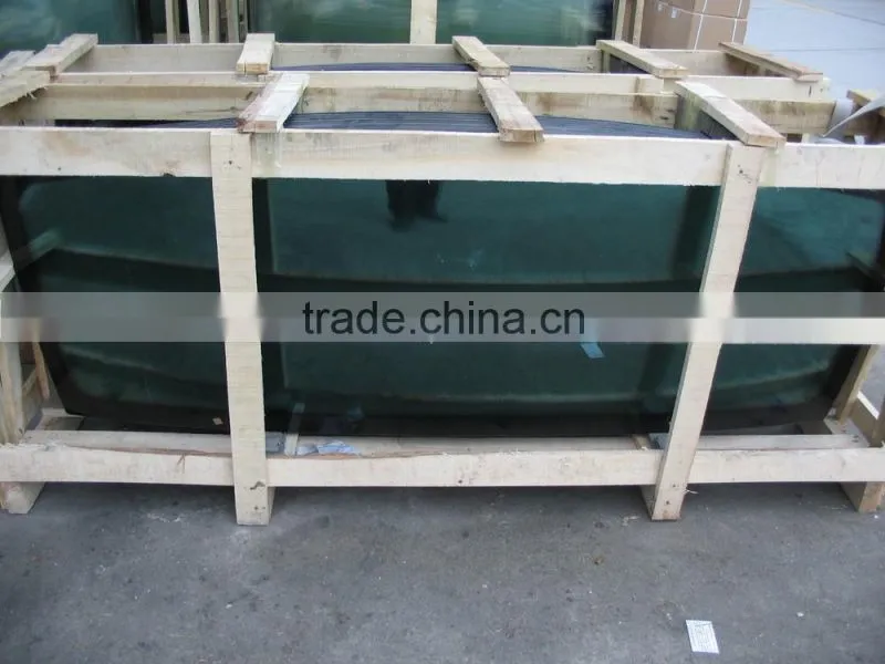 Green color glass windshield China Windsreen Auto Glass