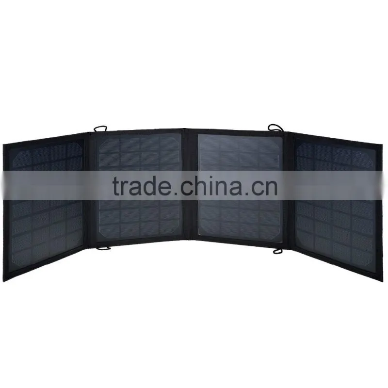 2016 new arrival 20W foldable outdoor camping emergency solar bag foldable solar panel for laptop