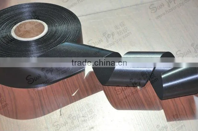 25mm black satin ribbon labels