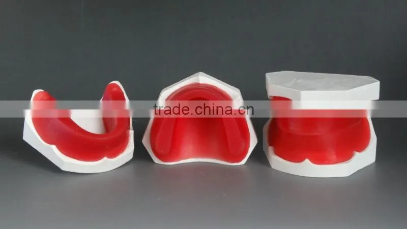 Dental edentulous jaws wax embankment DEA-35