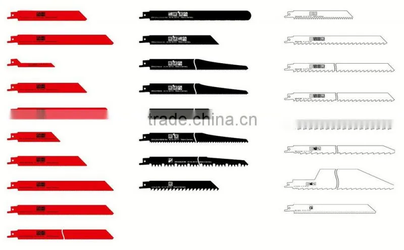 Flexible HSS Bi-metal M42 Reciprocating Band Saw Blade 150 mm long