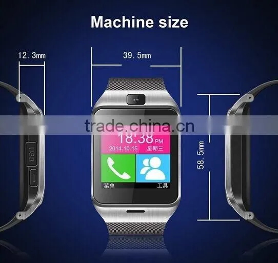 APLUS GV18 Smart Watch Phone GSM MTK6260A 1.54" Touch Screen Anti-lost Remote Camera NFC Band for IOS and Android