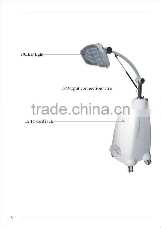 AYJ-M13 proffesional led light skin rejuvenation facial care / led light