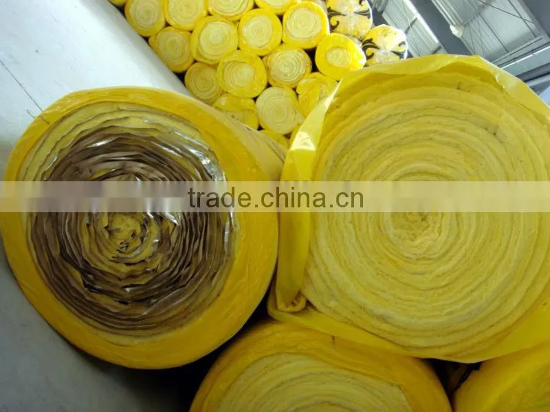 Glass Wool Insulation Roll Material SO, CE Certificate