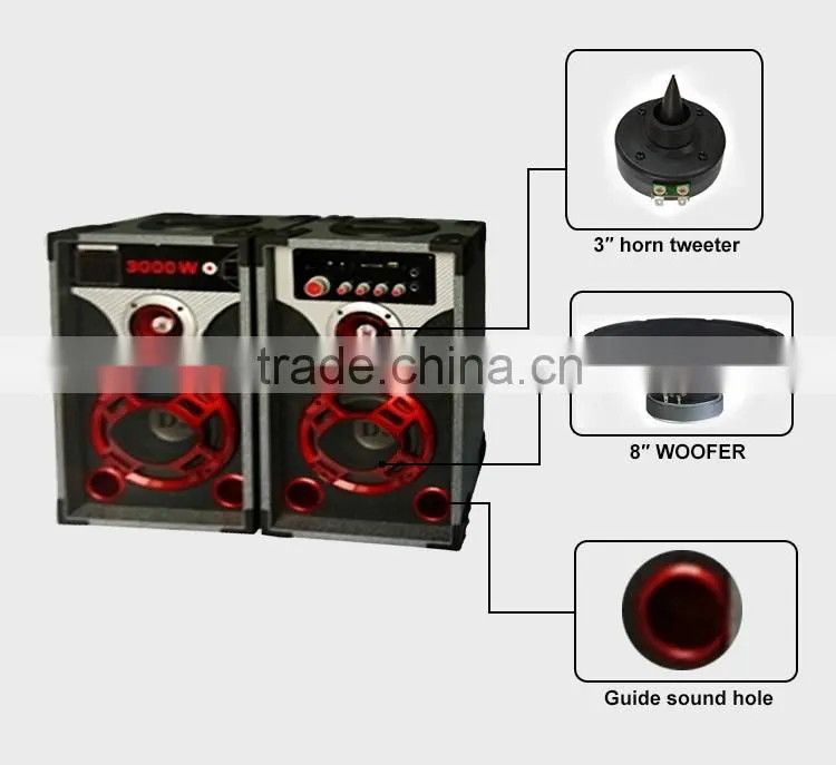 Wanminle Computer Speaker Blue Tooth Sound System with Disco Led Light