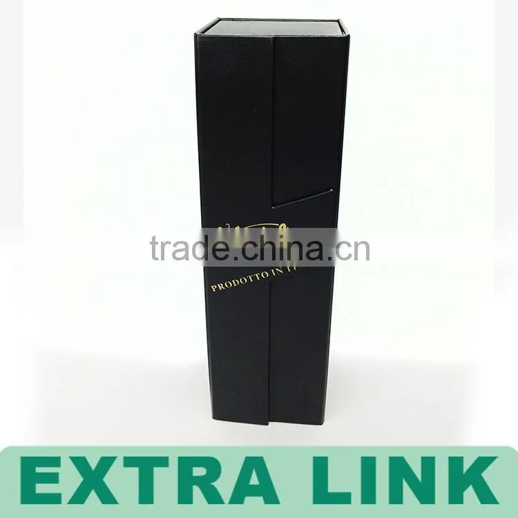 China Alibaba Supplier Customized Logo Wine Use Faux Leather Gift Boxes
