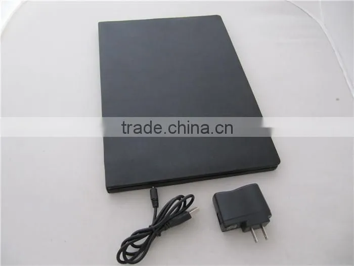 Hotel customized leather a4 illuminated 2015 led menu cover 2015