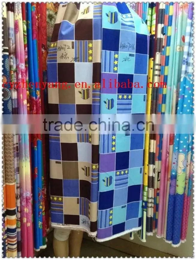High sales fabric 100% polyester fabric soft printing home textile fabric from china