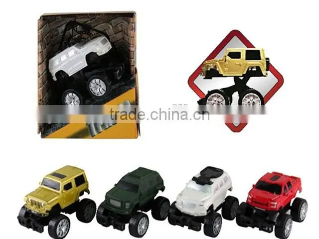 4 Wheel Drive Friction Car with TPR soft wheels