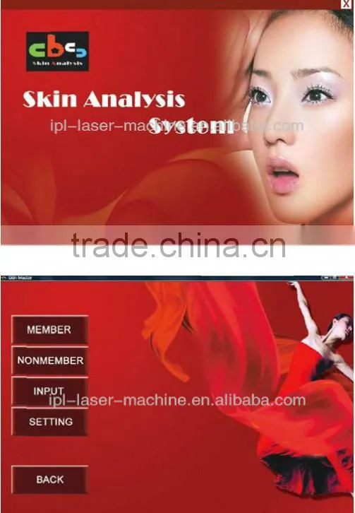 latest designed portable facial real analysis portable skin scope analyzer