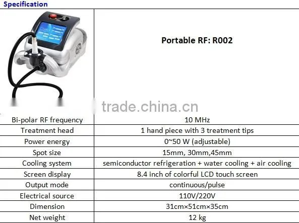 RF beauty machine