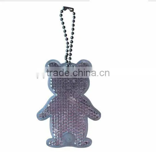 reflective ive personalized heart shaped custom soft pvc keychains