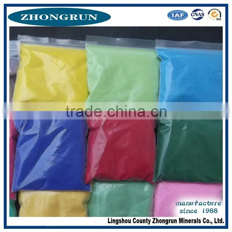 natural color quartz sand/colored sand for sand art