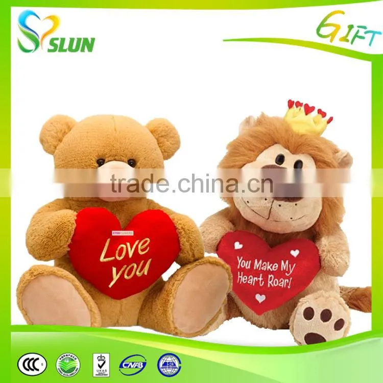 Best mothers day gift set valentines day gift plush single bear soft toys