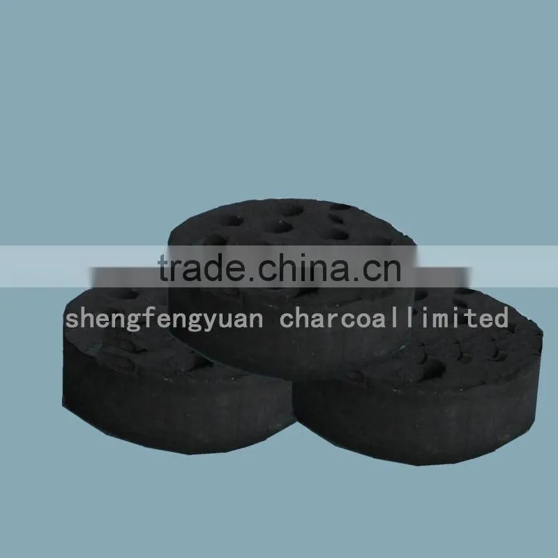 Round BBQ charcoal