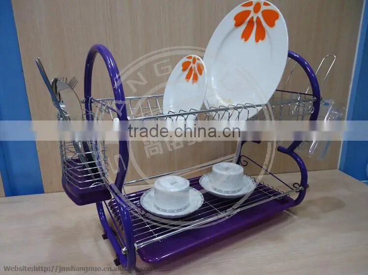2 tier Chrome Plated Dish Dish Drainer