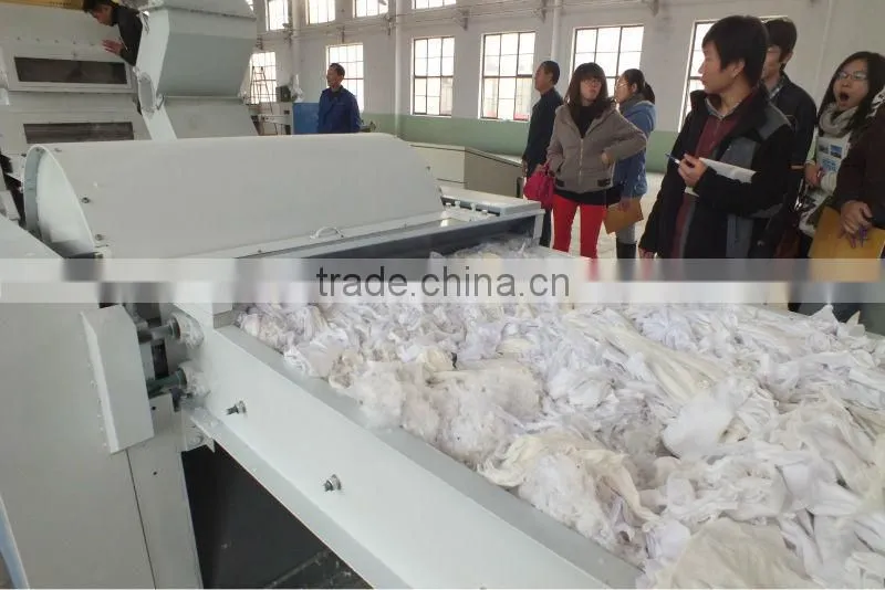 2014 BEST PRICE !! waste cotton recycling machine/fabric cotton recycling machine