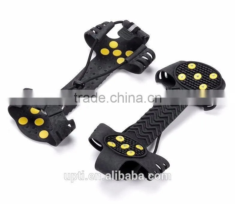 Taiwan Made High Quality Durable Shoe Protector Tire Snow & Ice Grabber Studs Strap Convenient Non-Slip Snow Grabbers