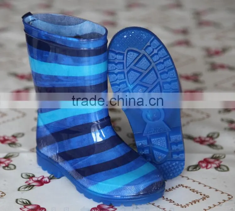Kids PVC Jelly Transparent Rain Boots Made In China