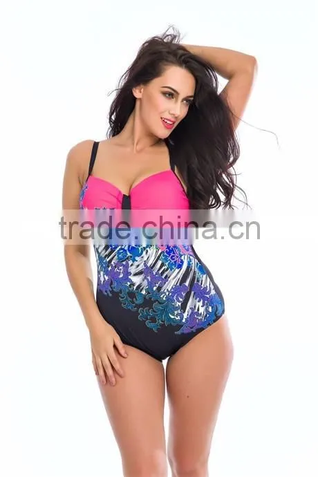 wholesale latest mature women sexy one piece plus size swimwear