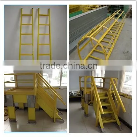 Glass fiber reinforced plastic frp Engineering platform ladders