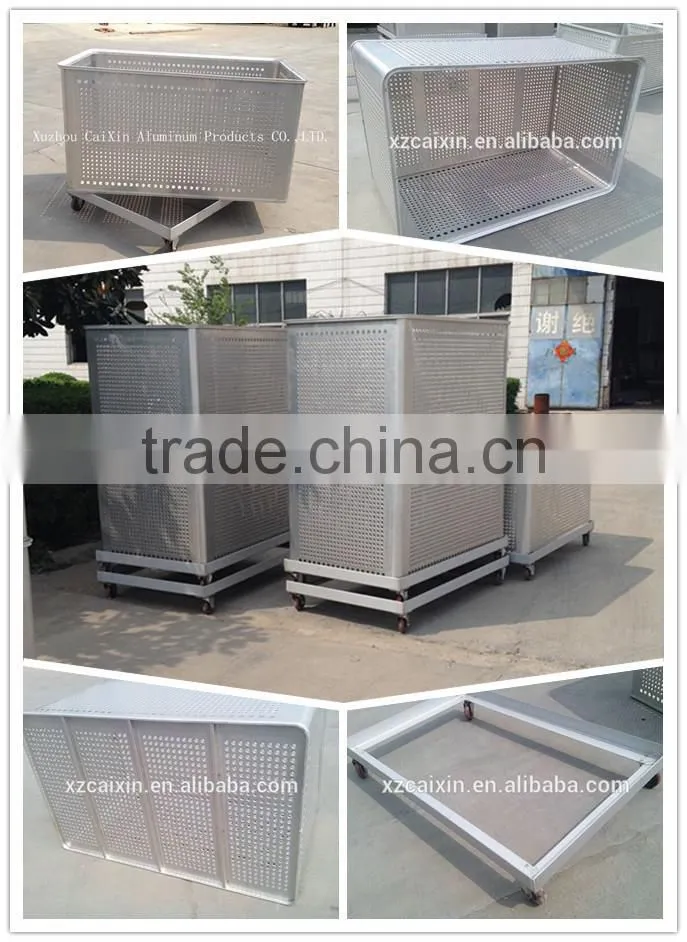Aluminum transfer basket aluminum roof basket