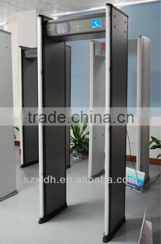 high sensitivity intelligent walkthrogh security metal detector XLD-B(LCD)
