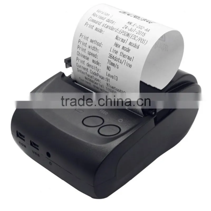 New Bluetooth 80mm Label Thermal POS Receipt Printer for IOS Android Mobile printer