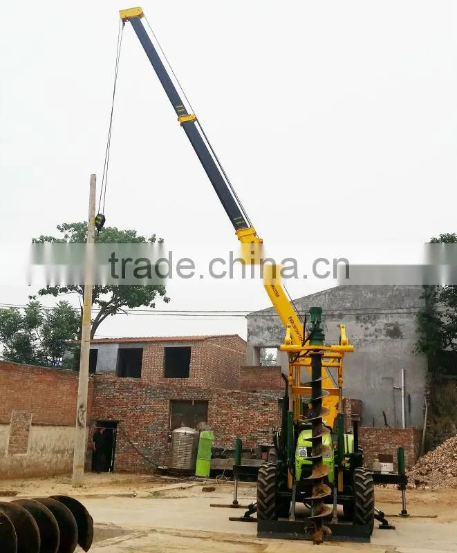 pile driver earth drilling machine hydraulic earth digger for Highway bridge construction