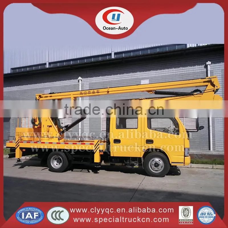 14m Aerial Platform Truck Dongfeng 4x2 Aerial Truck with Basket