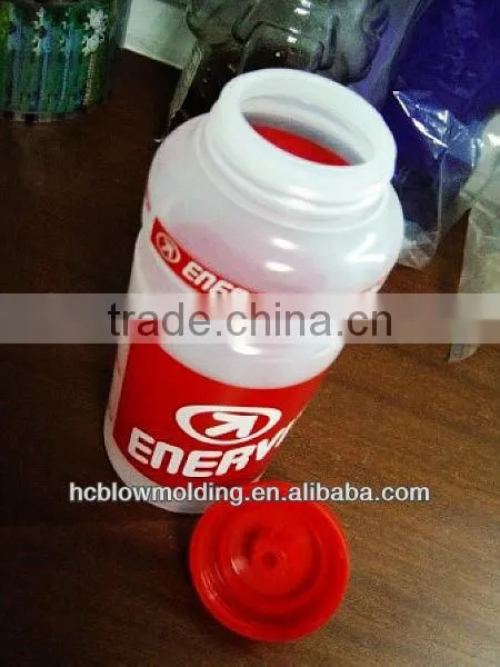 Blow mold plastic cup with lid OEM cup travel portable plastic space cup