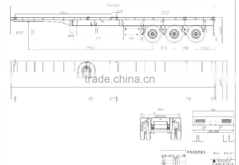 Semi-trailer,container semi trailer,fence semi trailer